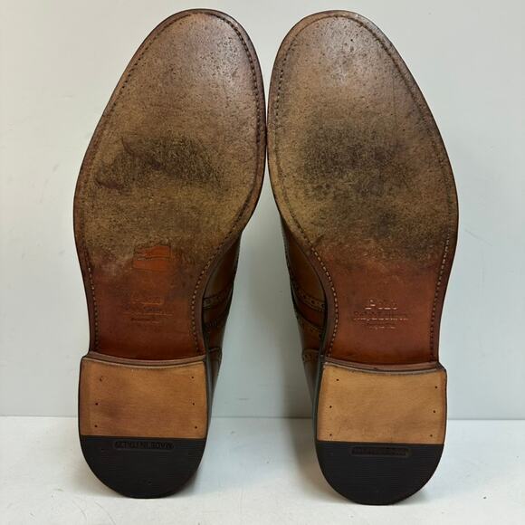 NEW HEELS Polo Ralph Lauren Brenton Wingtip Derby Goodyear Welt Made in Spain 12 main image 12